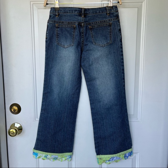 •Lilly Pulitzer• Girl’s "Derby" Scallop Hem Jeans - Size 10 - Picture 6 of 8